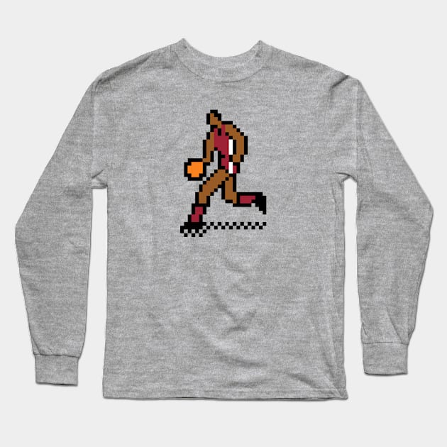 8-Bit Basketball - Alabama Long Sleeve T-Shirt by The Pixel League